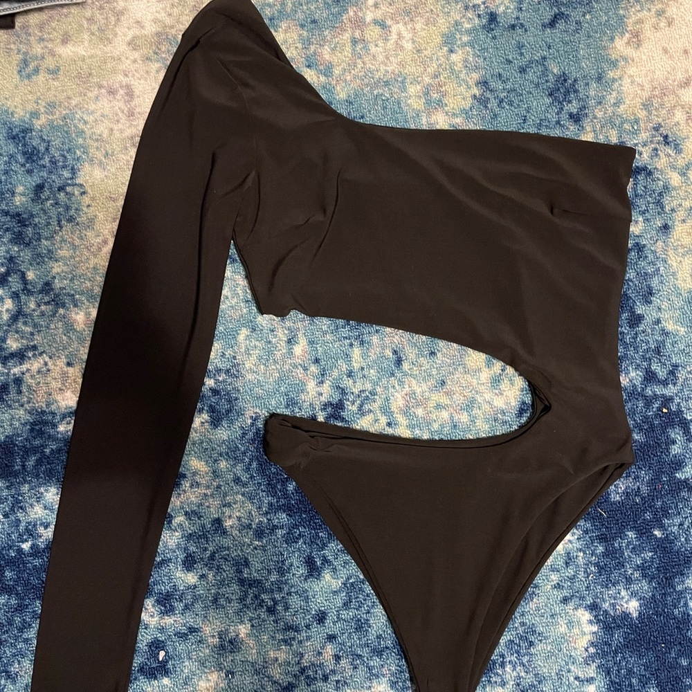 One arm cutout body suit